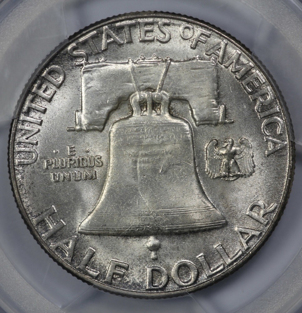 1951 Franklin 50c Silver Half Dollar PCGS MS 65