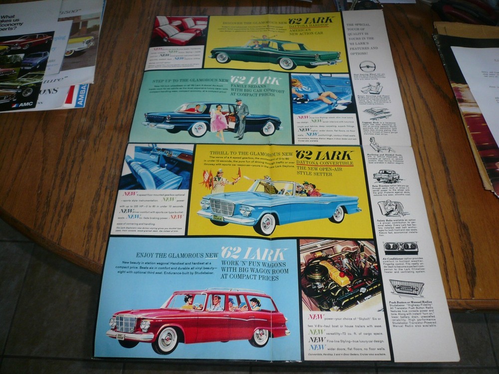 1962 Studebaker Lark Sales Brochure/Mailer - Vintage