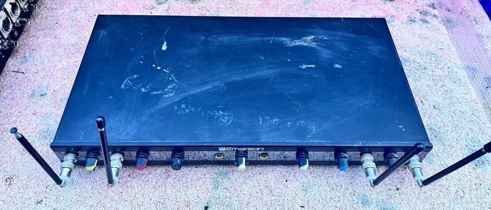 Emerson WM-340 4 Channel Karaoke Wireless Mic Transmitter