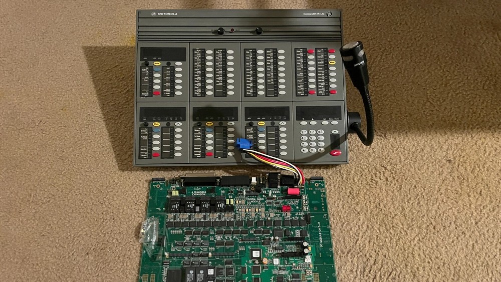 Motorola Dispatch Console CommandStar with new Board