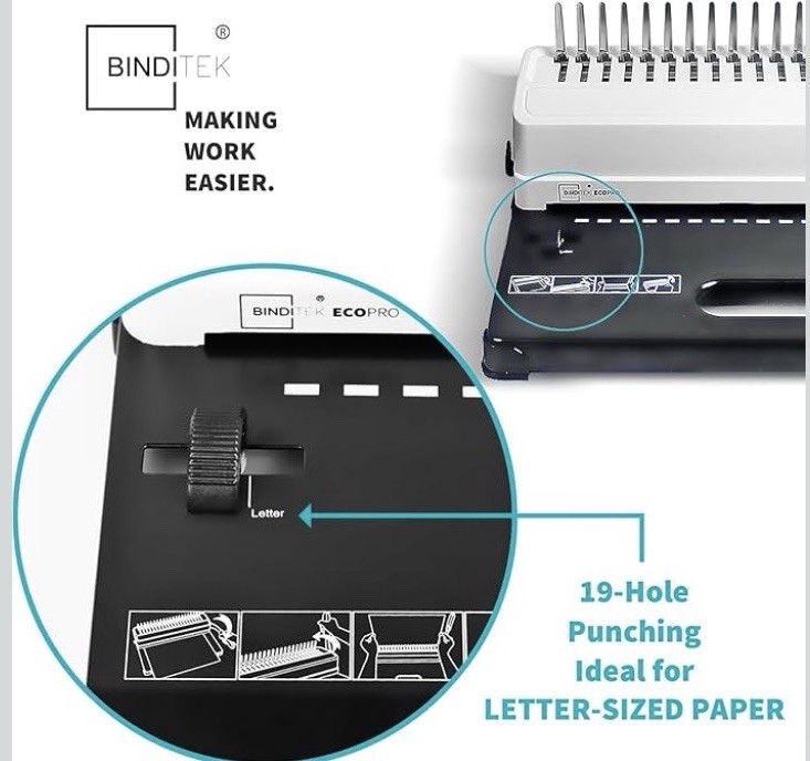 NEW Amazon Binding Machine 350 Sheets Comb Binder Adjustable + 700 Combs Bundle