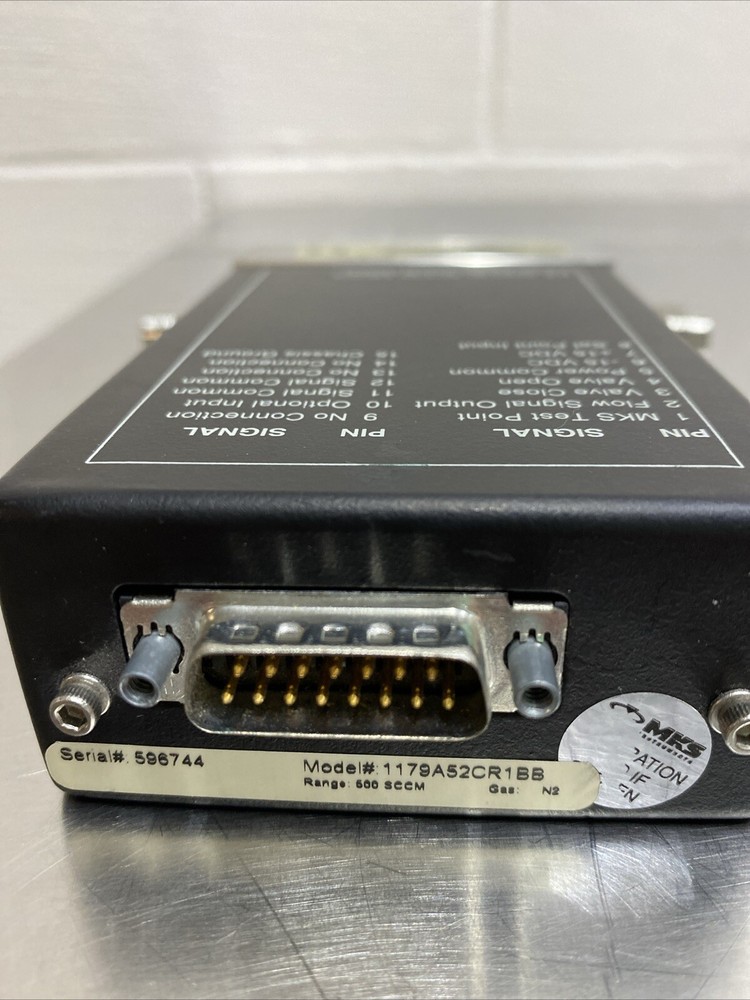 MKS Mass-Flo Controller 1179A52CR1BB