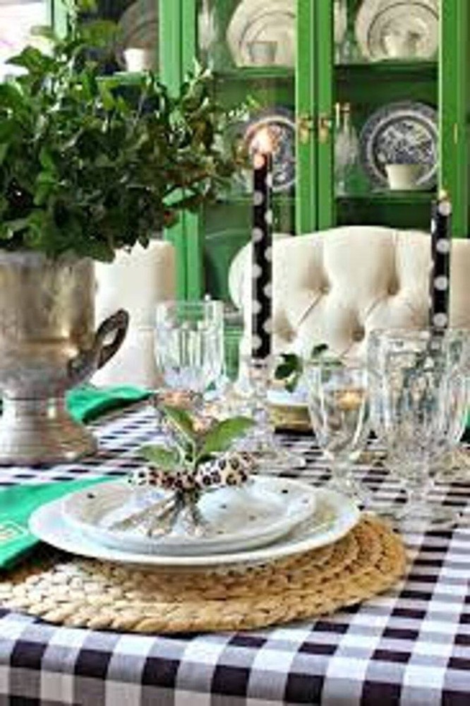 Checkered Tablecloth, Gingham Tablecloth, All Sizes