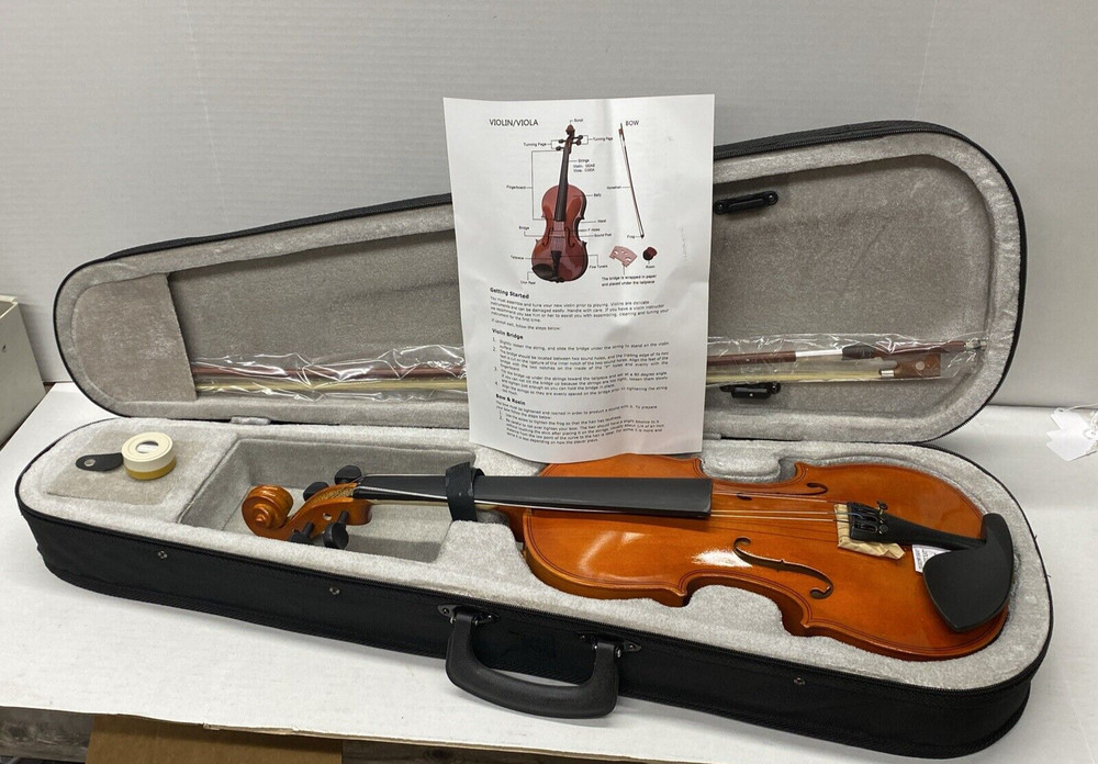 New Violin Viola  4/4  With Case   SLC-546