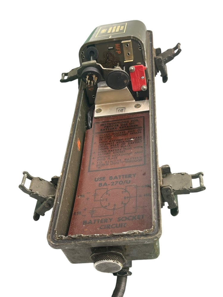 Signal Corps Army Surplus Radio Receiver-Transmitter Untested - RT-196