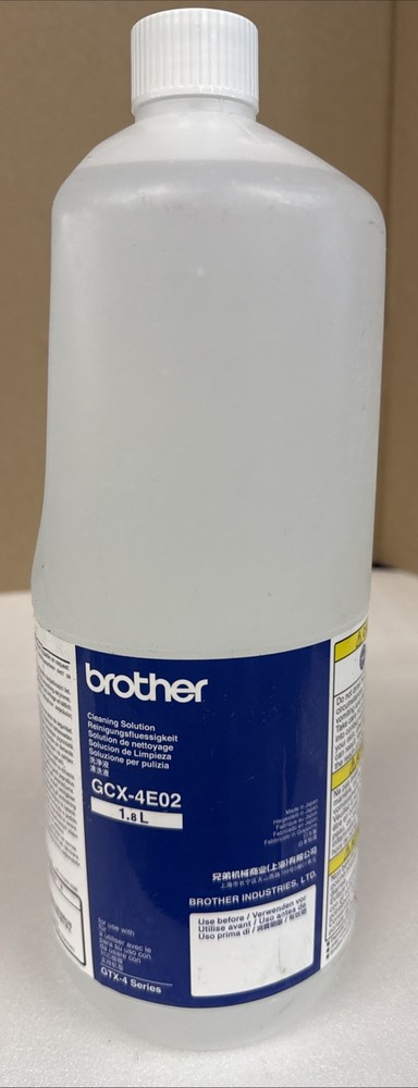 Brother GCX-4E02 GTX-4 Series Cleaning Solution 1.8L for DTF Printers