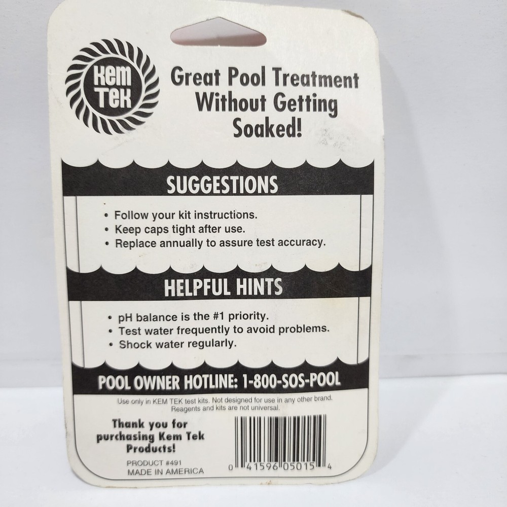 KEMTEK Pool & Spa Accessory 450 Reagent Refill