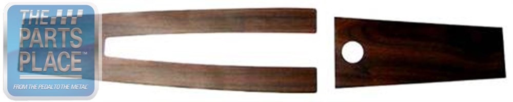 1970-77 Skylark Center Automatic Console Woodgrain Insert - 2 Pieces