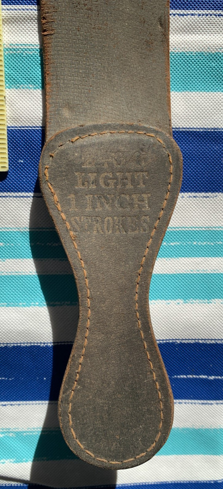 Vintage Munger Diamond Hone Strop