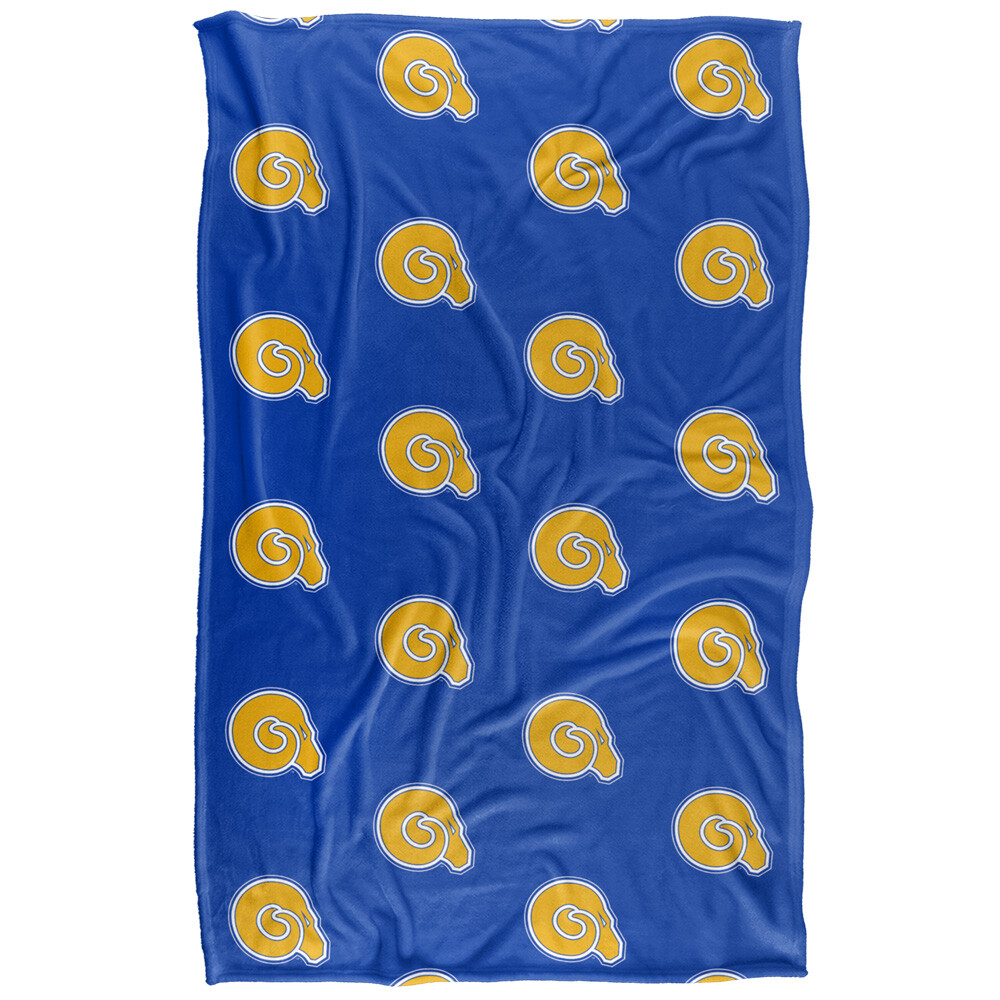 Albany State University Logo Pattern Silky Touch Super Soft Throw Blanket