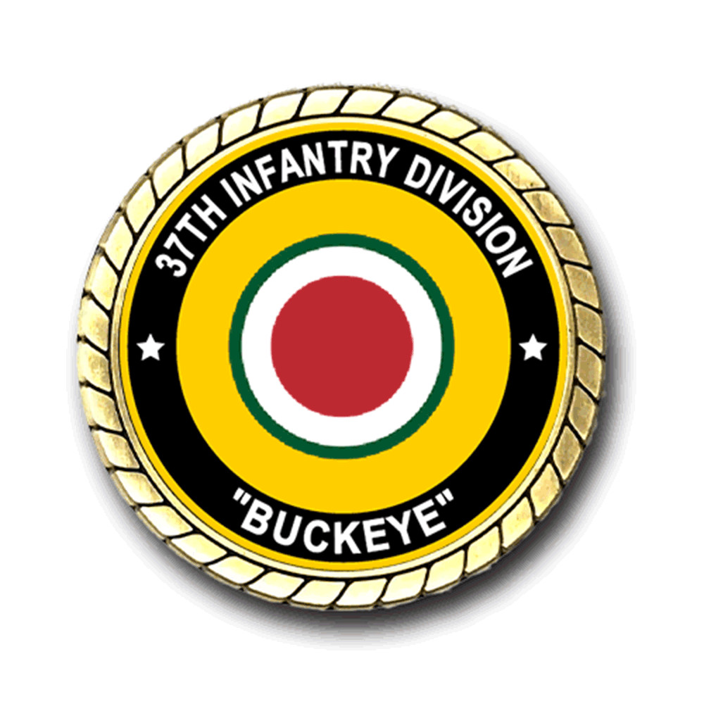 37th Infantry Division "Buckeye" WWII Service Challenge Coin