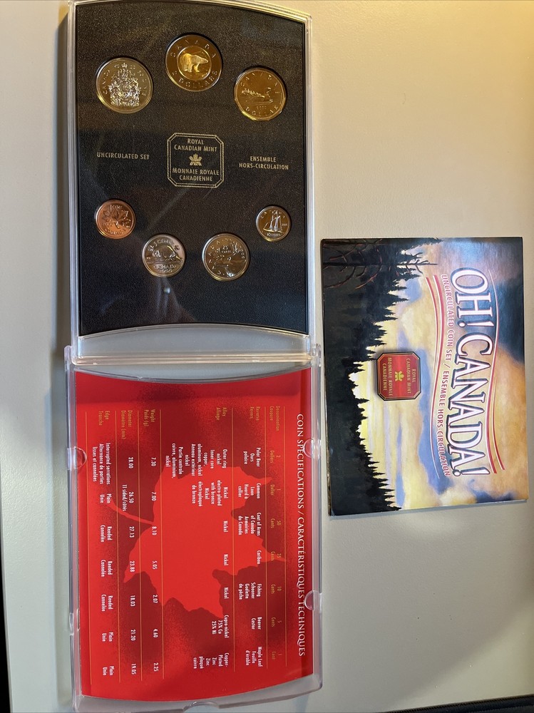 2000 Oh Canada Uncirculated Coin Set