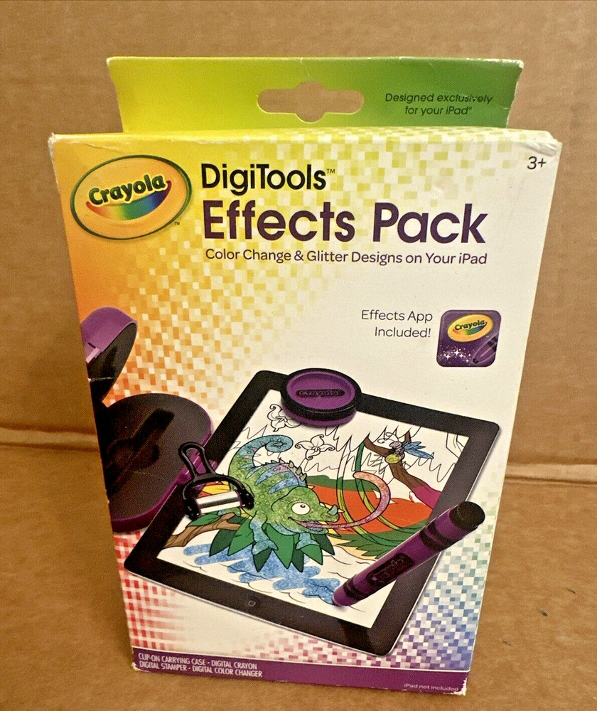Crayola DigiTools Glitter Color Change Effects Creativity Pack for 4 iPad