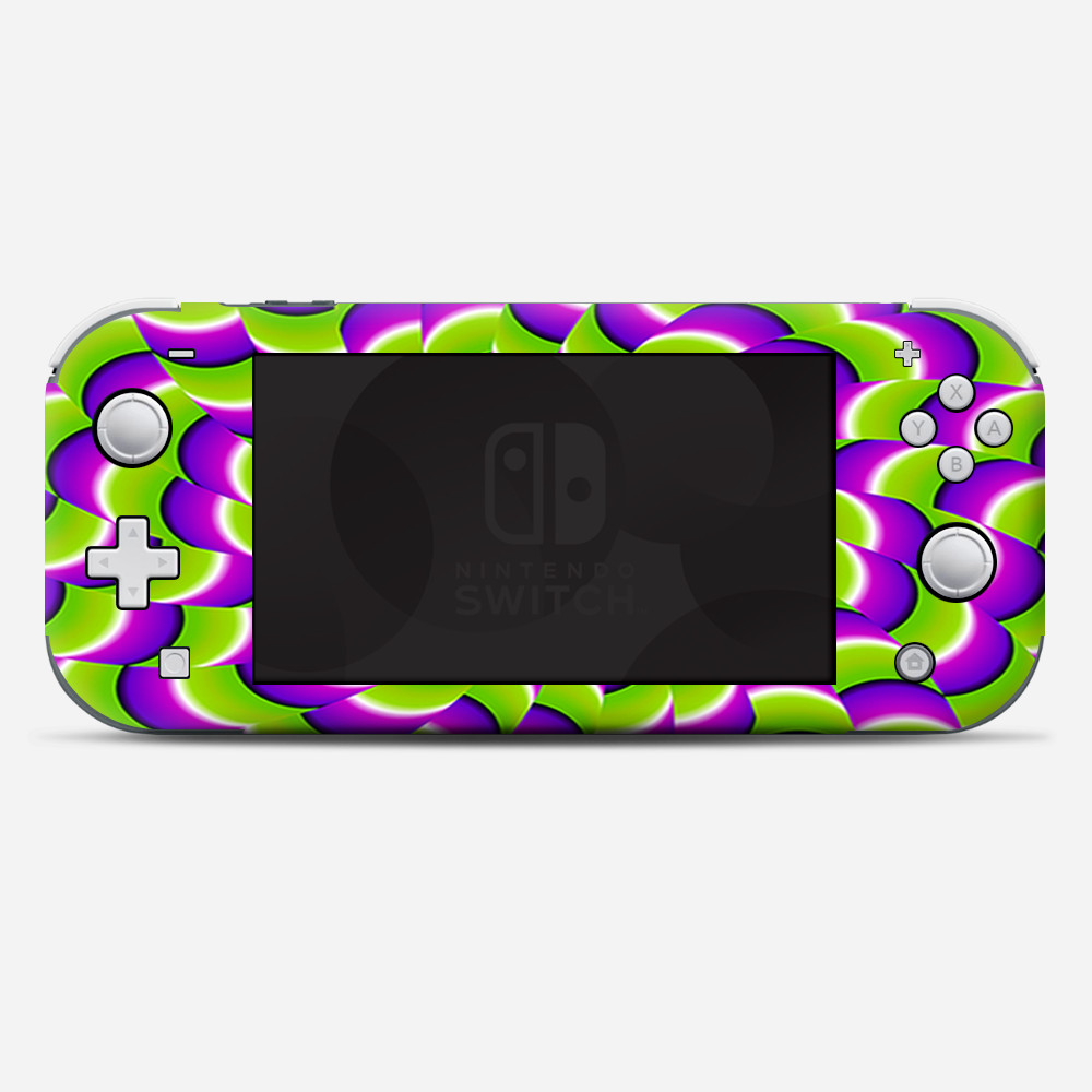 Skins Decals wrap for Nintendo Switch Lite - Trippy Psychedelic Motion swirl
