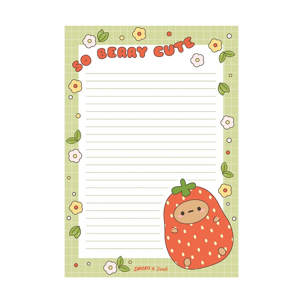 denik Smoko Strawberry Notepad
