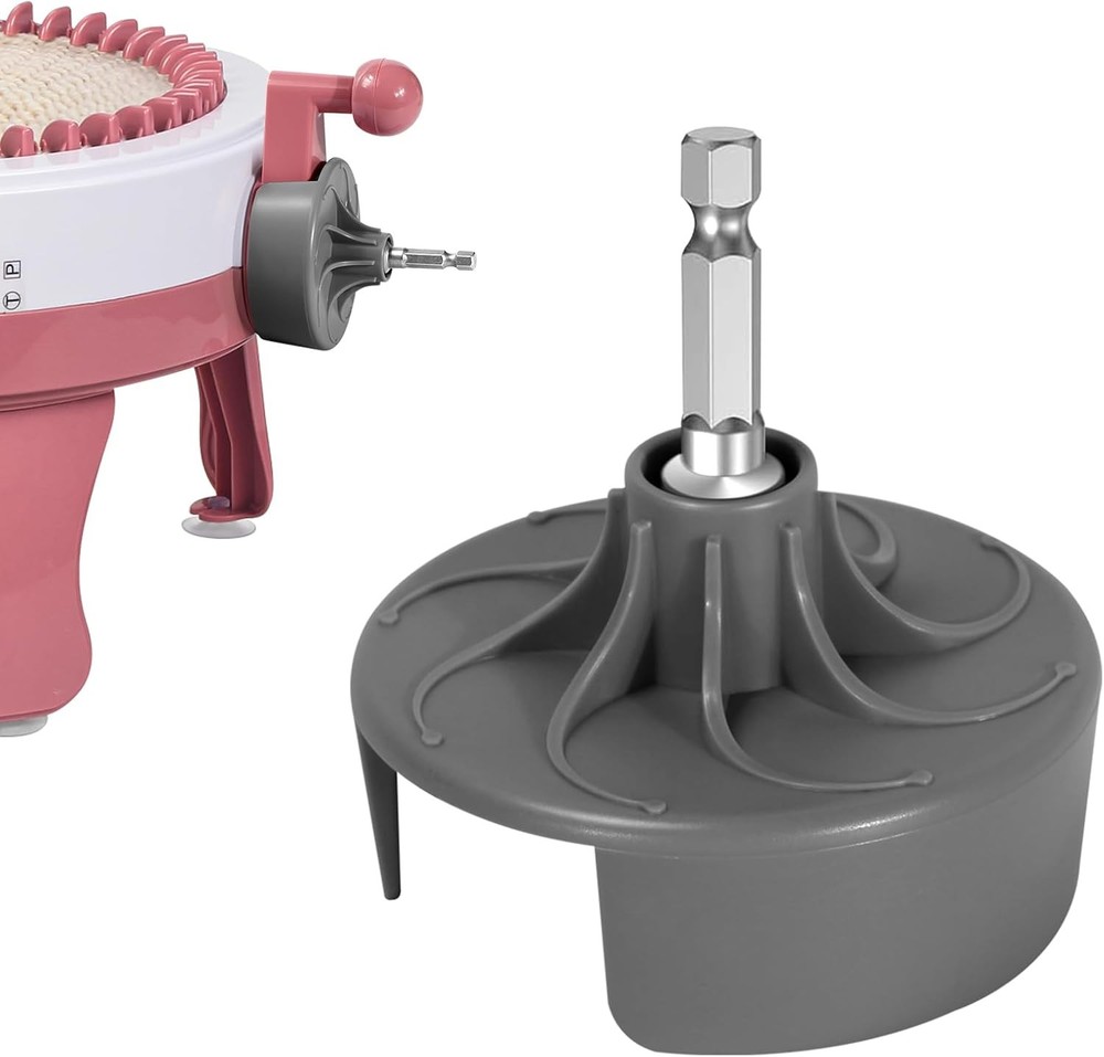 Knitting Machine Adapter Quick Knit Machine Attachment with Hexagonal Drill
