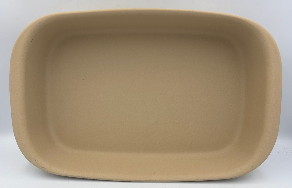 Pampered Chef Rectangular Baker 9”x 13” Stoneware #1430 with Cookbook