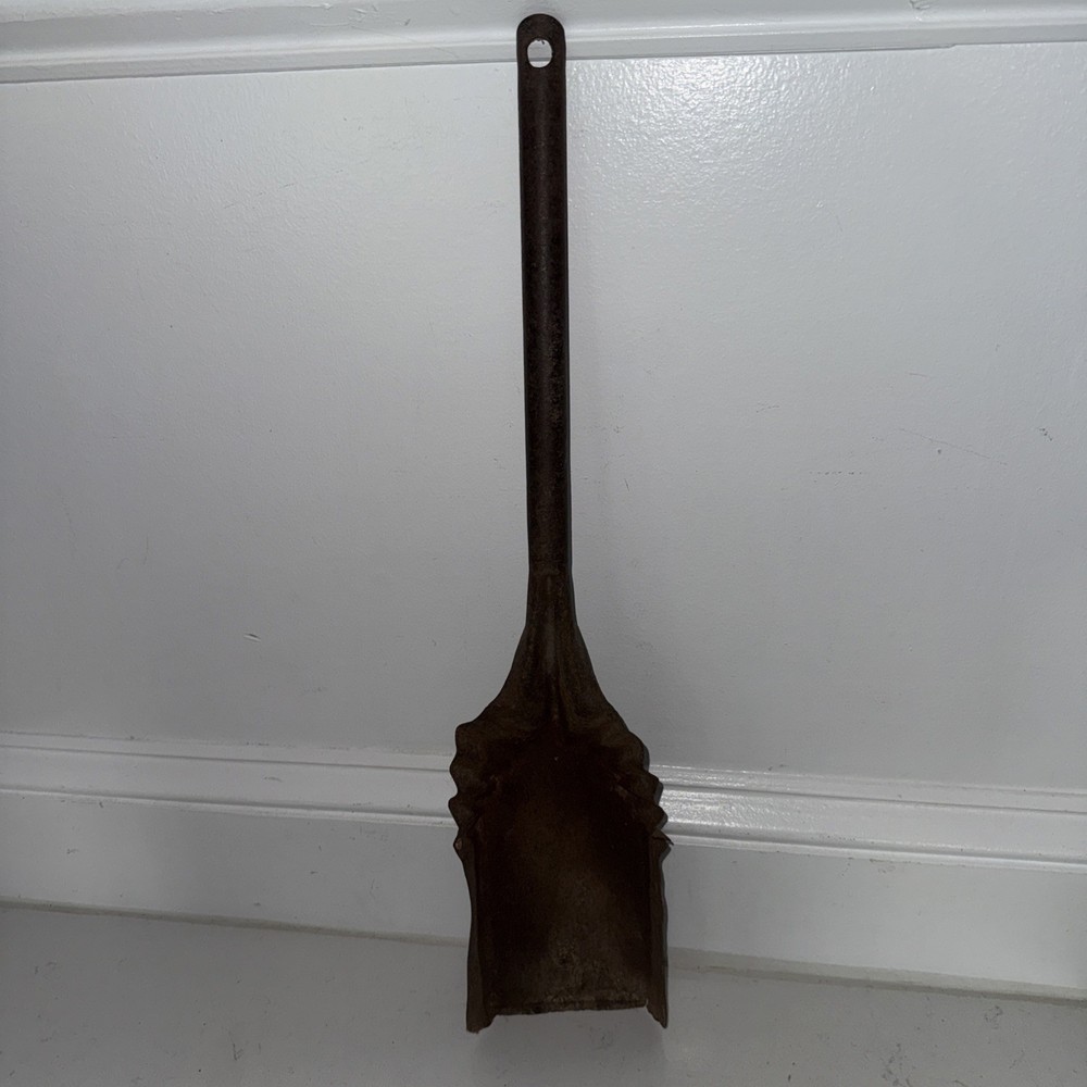 Vintage Coal Shovel Metal Used Rustic Primitive