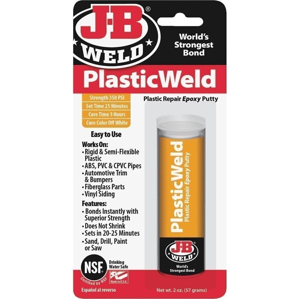 JB Weld 2Oz Plasticweld Epoxy