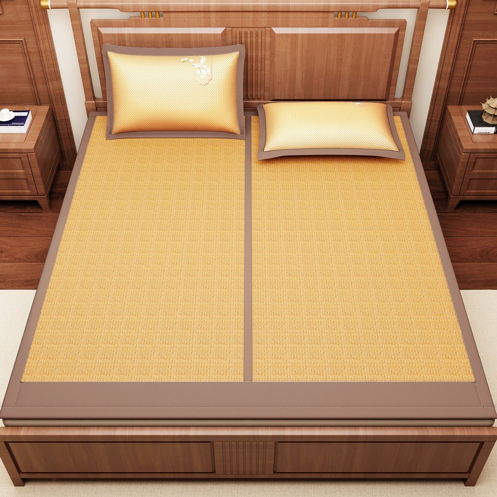 Bamboo Mat Rattan Mat Folding Bed Mat For Summer Cool Feeling 凉席 竹席 藤席 无毛刺