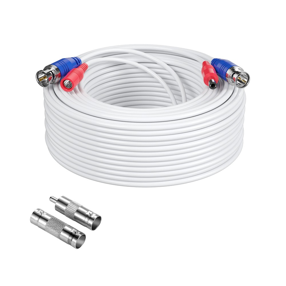 ZOSI CCTV Security Camera Cable BNC Extension Wire for Surveillance DVR System