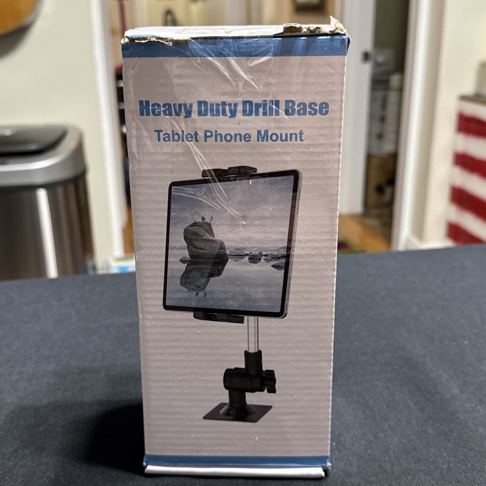 Heavy Duty Drill Base Tablet Phone Mount