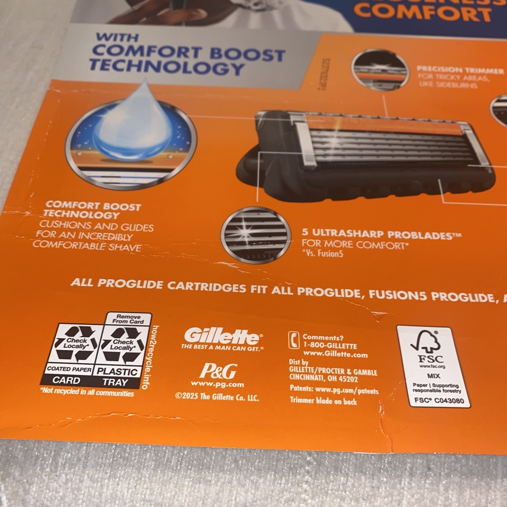 Gillette Proglide 5 Plus Razor Cartridge Refills 16 Pack