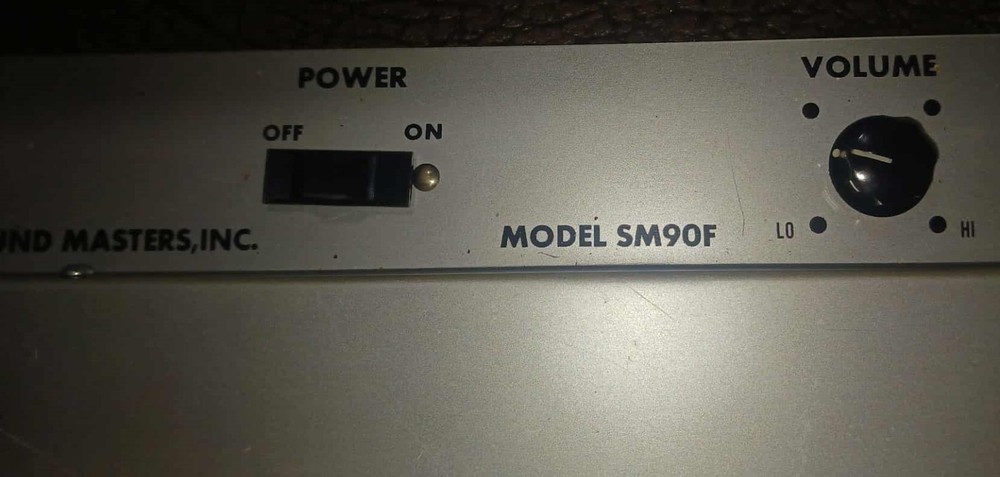 Sound Masters Amplifier & Mic / SM90F