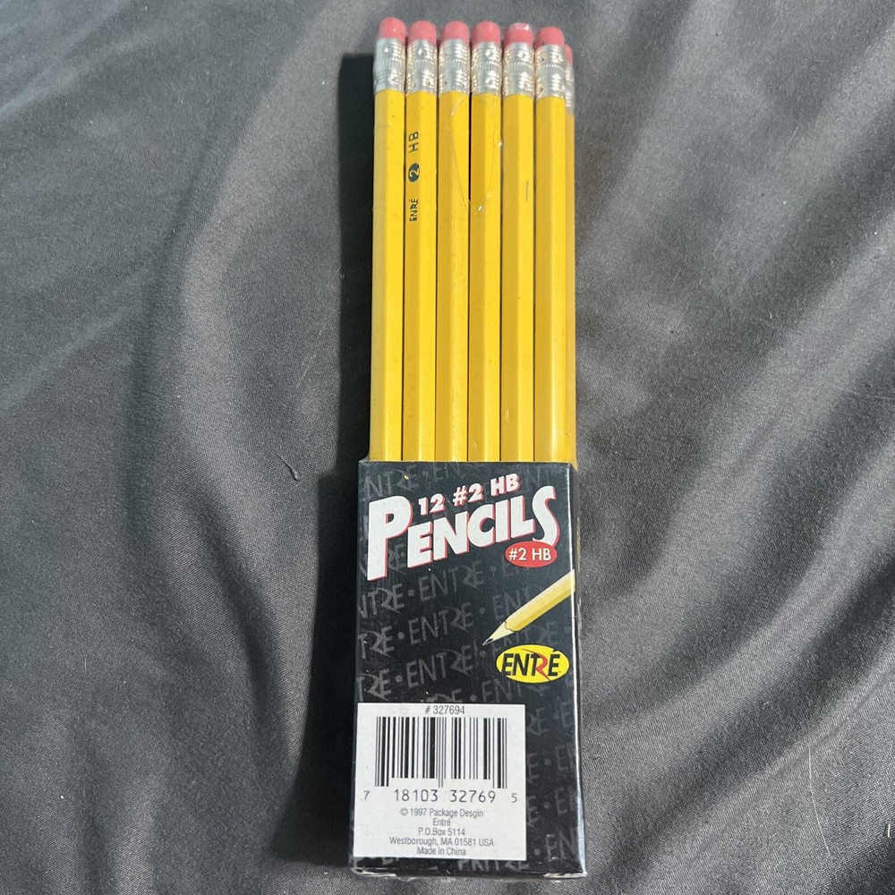 Pencils #2 HB 12 per pack by Entre