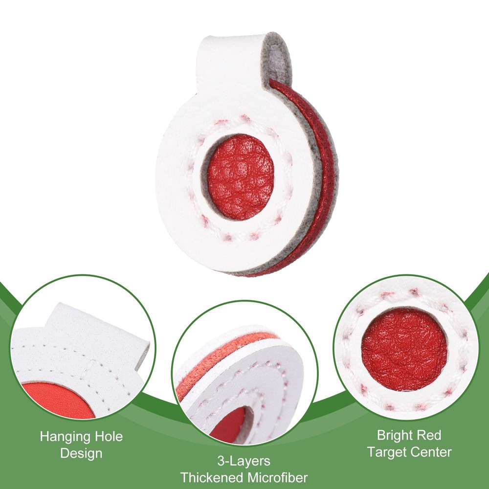 7Pcs Microfiber Bullseye Targets for Shooting Practice 2cm