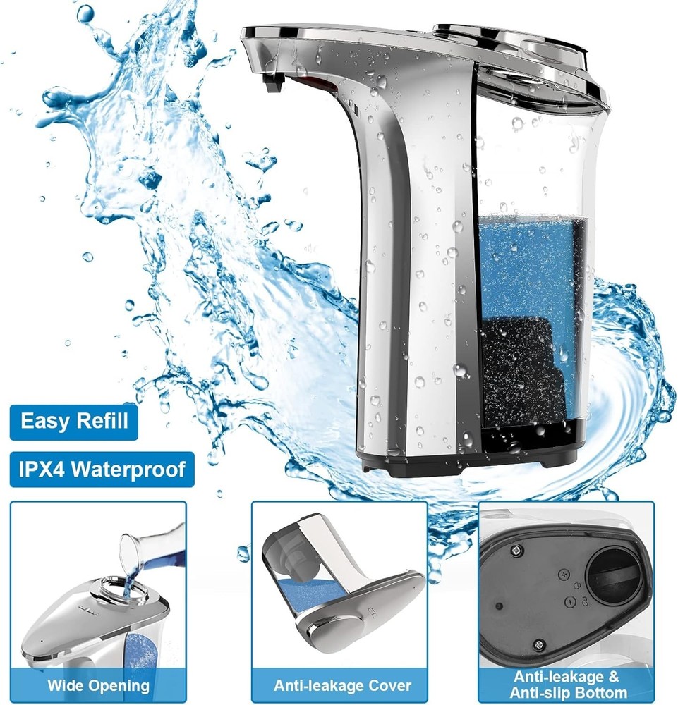 Automatic Touchless Soap Dispenser 17oz/500ml with Infrared Sensor