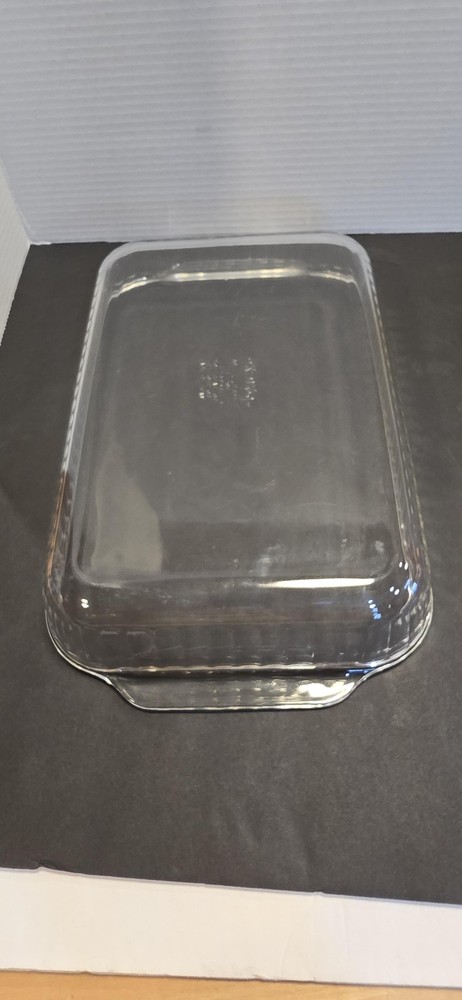 Pyrex 233B 3 Qt Rectangular Glass Baking Dish 13x9x2in Clear Pan Ovenware USA