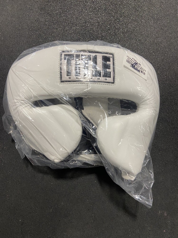 TITLE Boxing Leather Sparring Headgear
