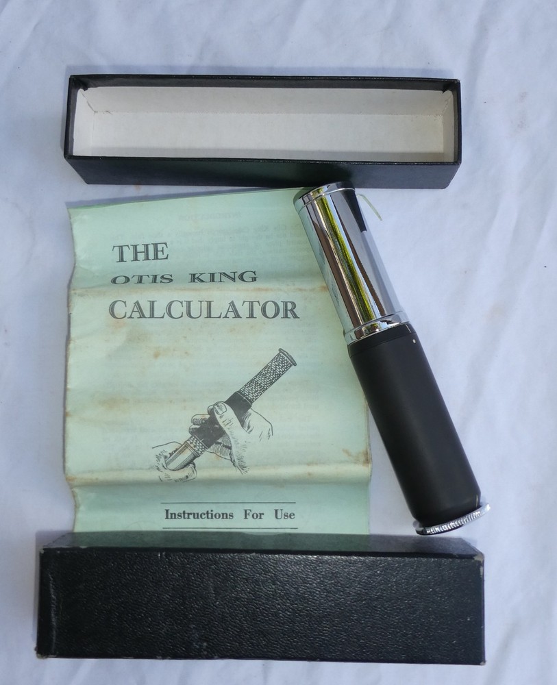 Otis King-  Model K - Slide Rule -  Calculator - B6818 - Box & Instructions