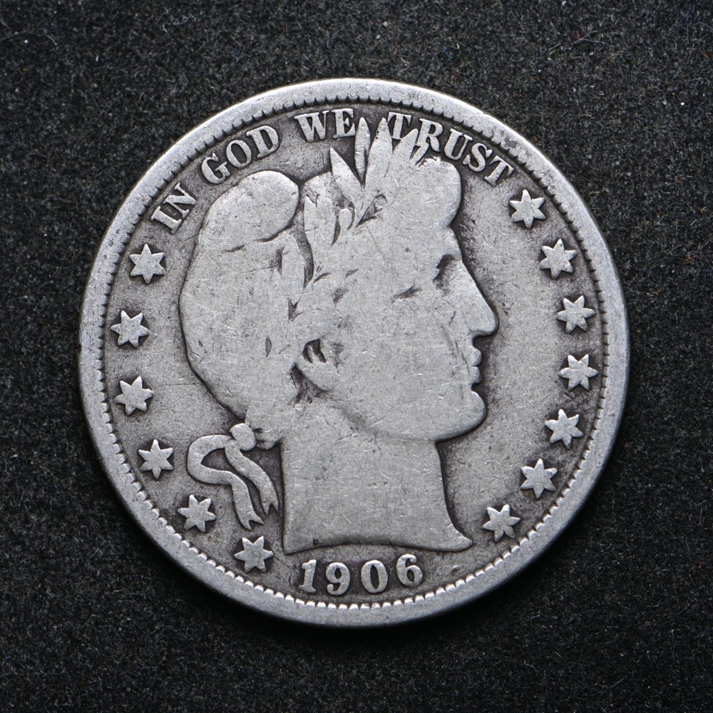 1906-O Barber Silver Half Dollar (cn16563)