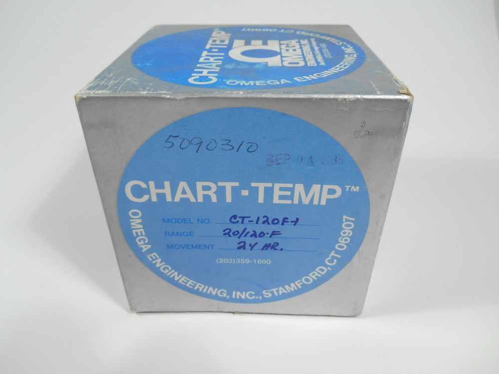 Omega Engineering Chart-Temp 24 Hour Spring Wound Temperature Recorder w/Charts