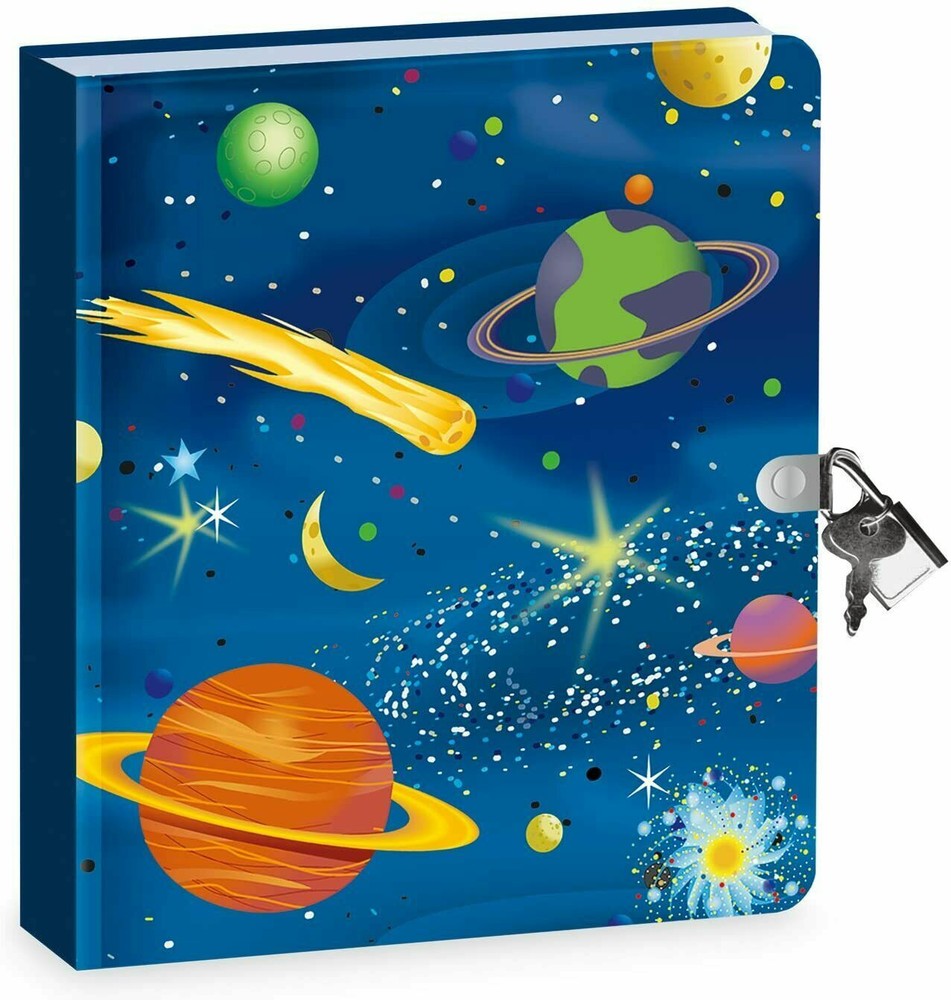 Journal With A Lock And Key and Blank Lined Pages Diary Notebook
