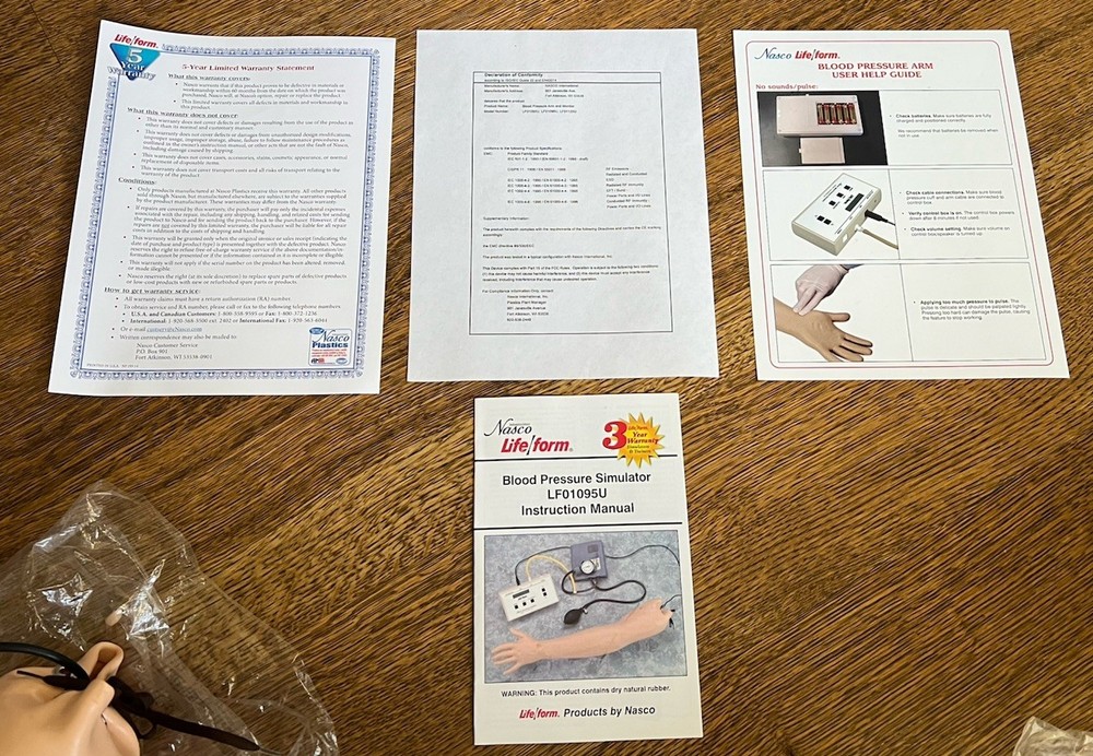 Nasco Lifeform Blood Pressure Simulator LF01095U