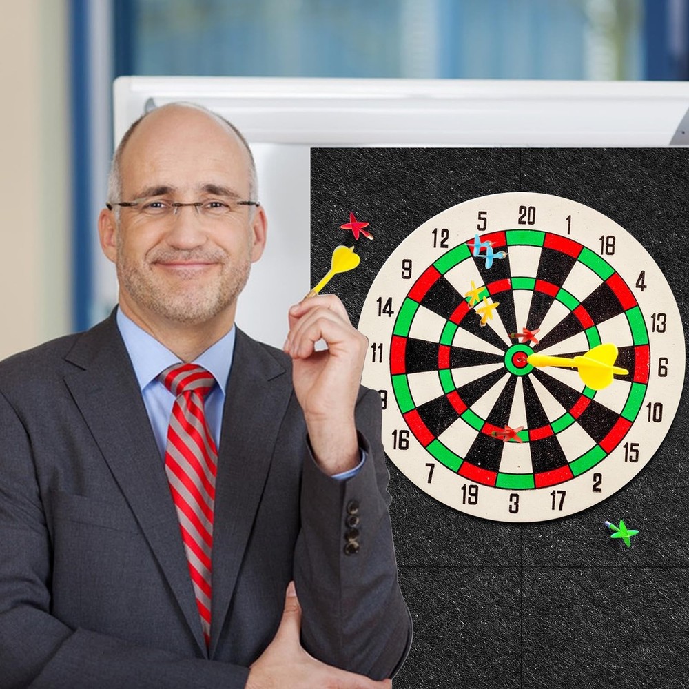 Dart Board Wall Protector Self-Adhesive Surround black