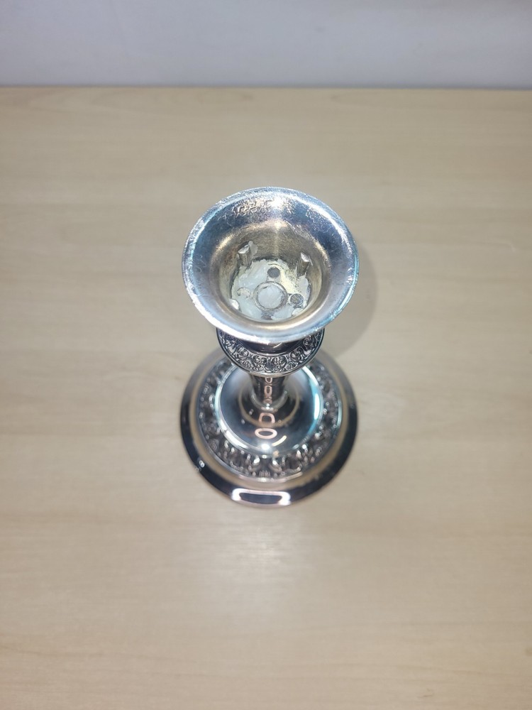 Silver Plated Candlestick Lanthe England 20cm