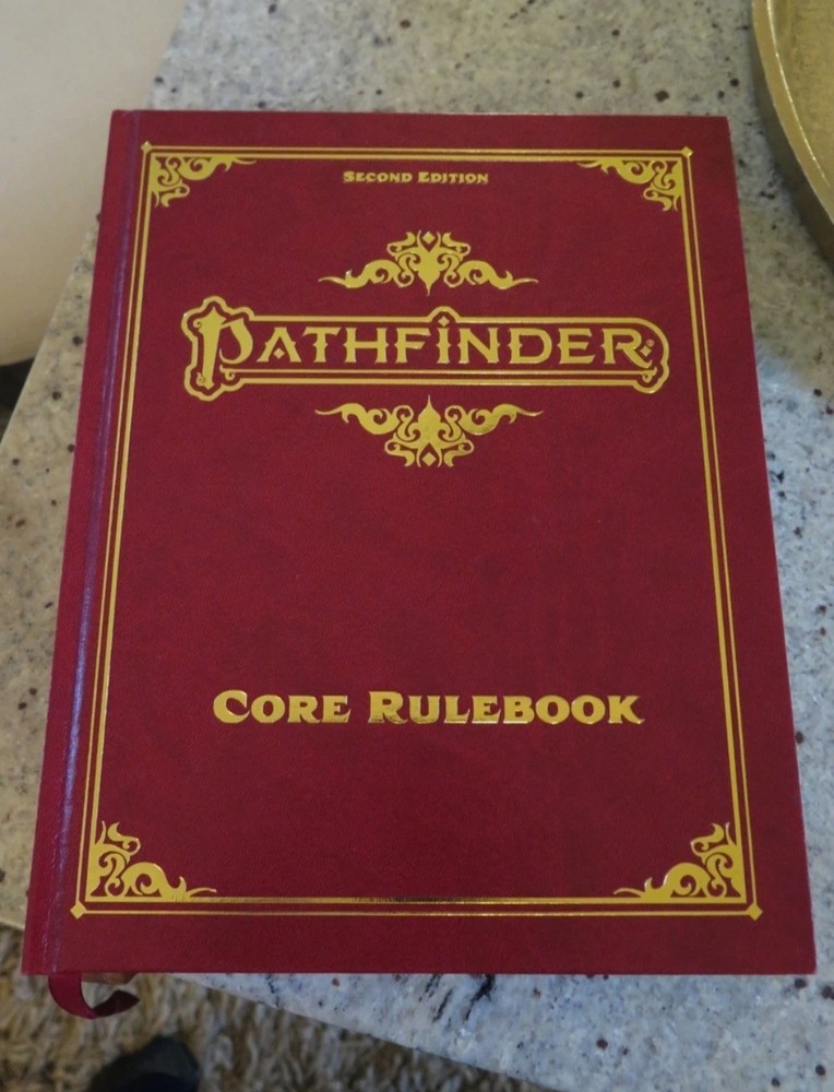 Pathfinder 2nd Edition Core and advanced players guide, special edition leather