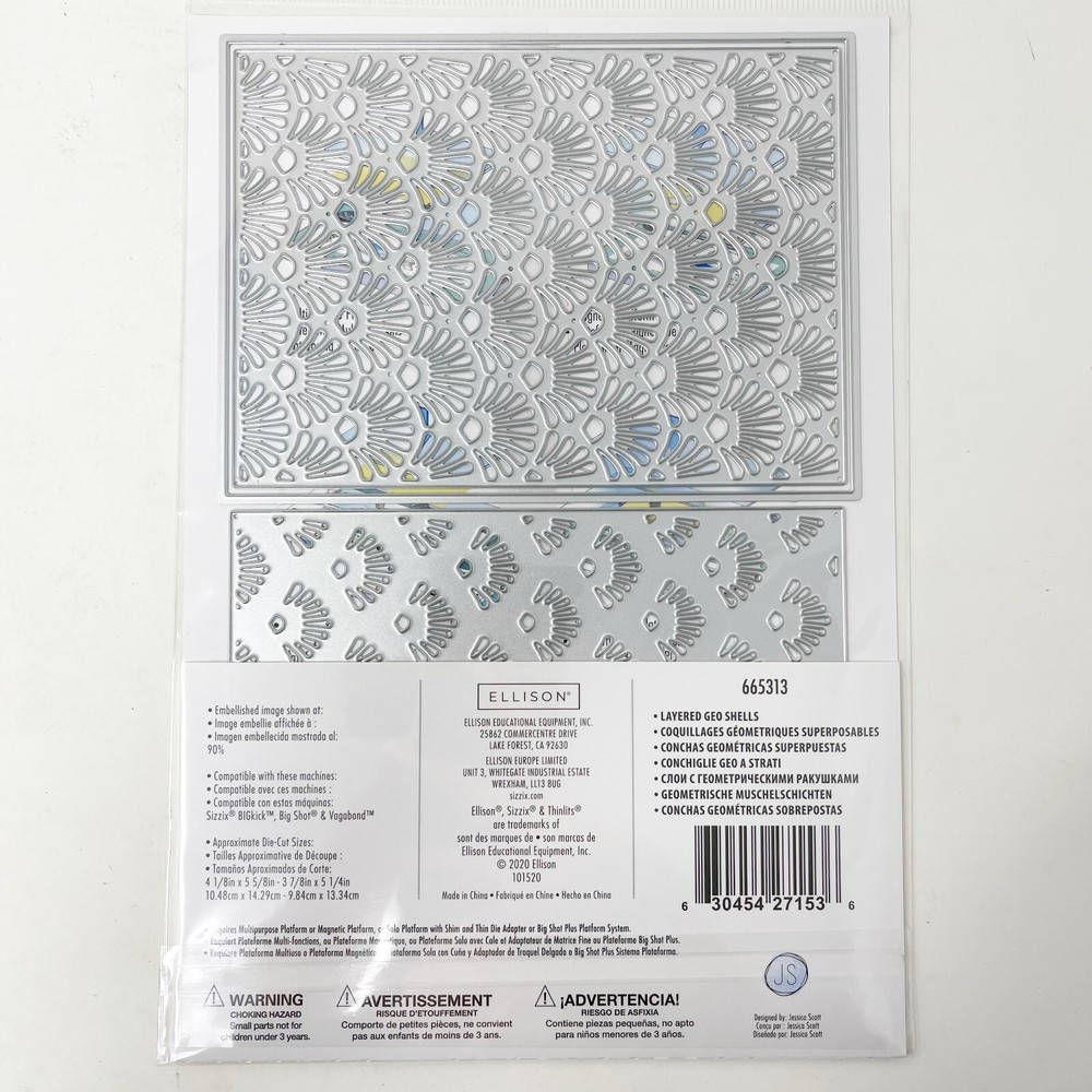 Sizzix Thinlits Cutting Dies Coral Wreath Beach Ocean Bundle & Oil Pastels NEW