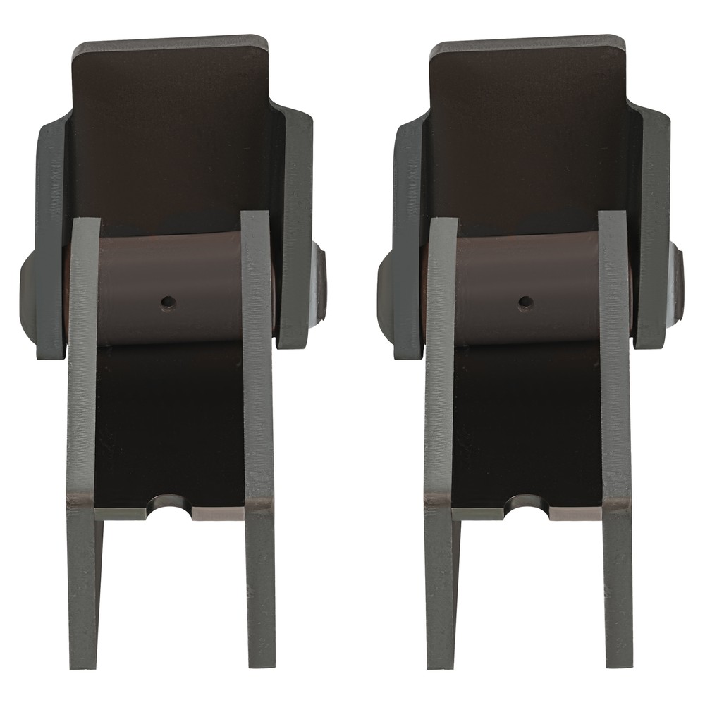 2 X Heavy Duty Steel Dump Truck Trailer Hinges Work On Any 2" Rectangular Tube