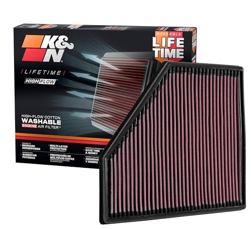 High-Flow Original Lifetime Engine Air Filter: Increase Power: Premium,