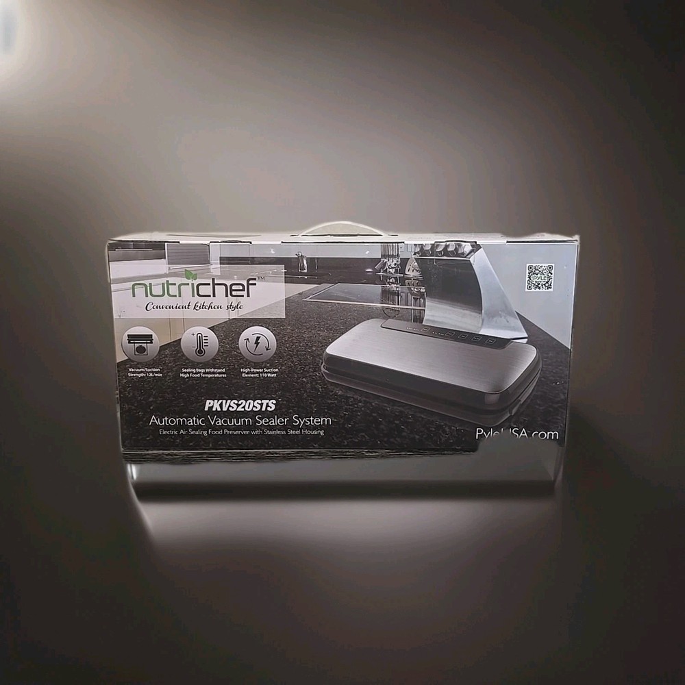 NutriChef PKVS20STS Vacuum Sealer - Silver