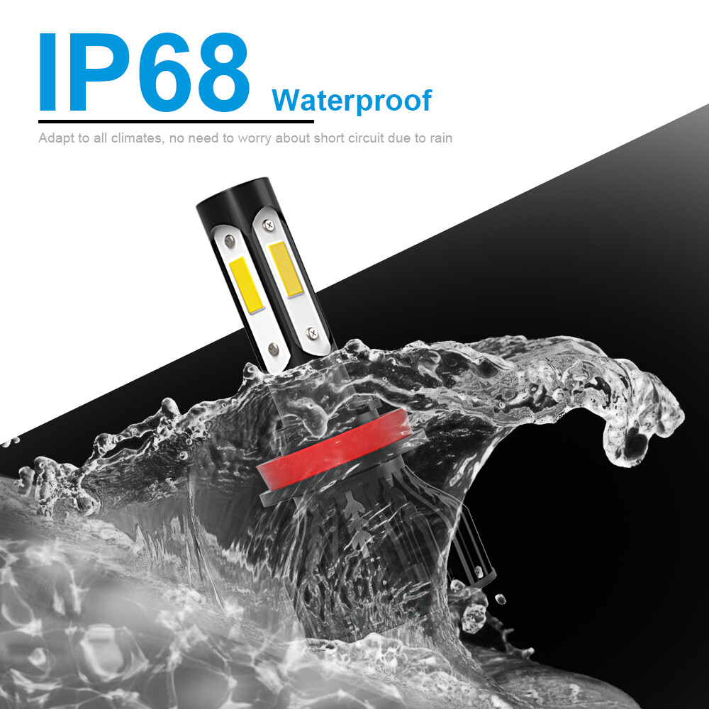 For 2013-2016 2017 2018 Chevy Traverse LED Headlight Hi/Lo+Fog Light Bulbs Combo