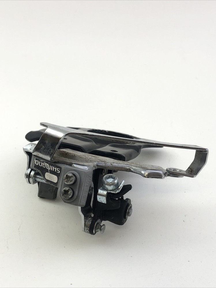 Vintage Shimano Altus Derailleur Front Triple Bottom Pull FD-CT90 Silver A06