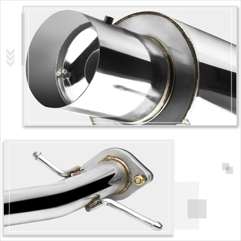 For 01-05 IS300 Altezza XE10 4" Tip Muffler Performance Catback Exhaust System