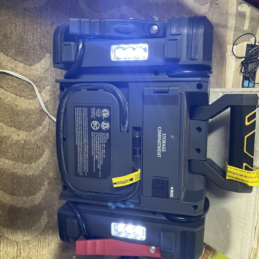 STANLEY FATMAX 750 AMP EMERGENCY JUMP START & AIR COMPRESSOR