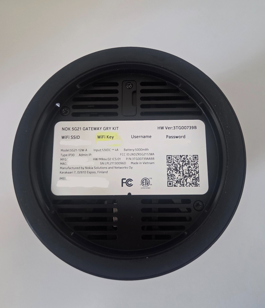 5G Prepaid Home Internet / 1 year Service / Includes WiFi